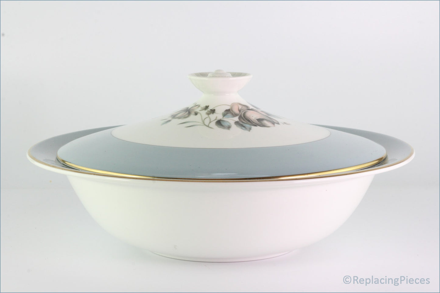 Royal Doulton - Rose Elegans (TC1010) - Lidded Vegetable Dish