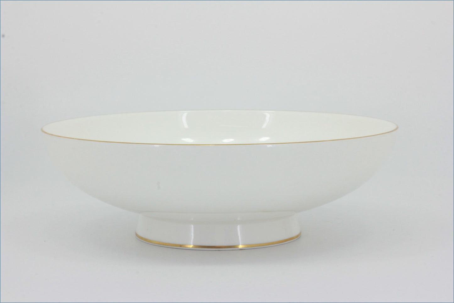Royal Doulton - Symmetry Gold - 8 7/8" Footed Serving Bowl