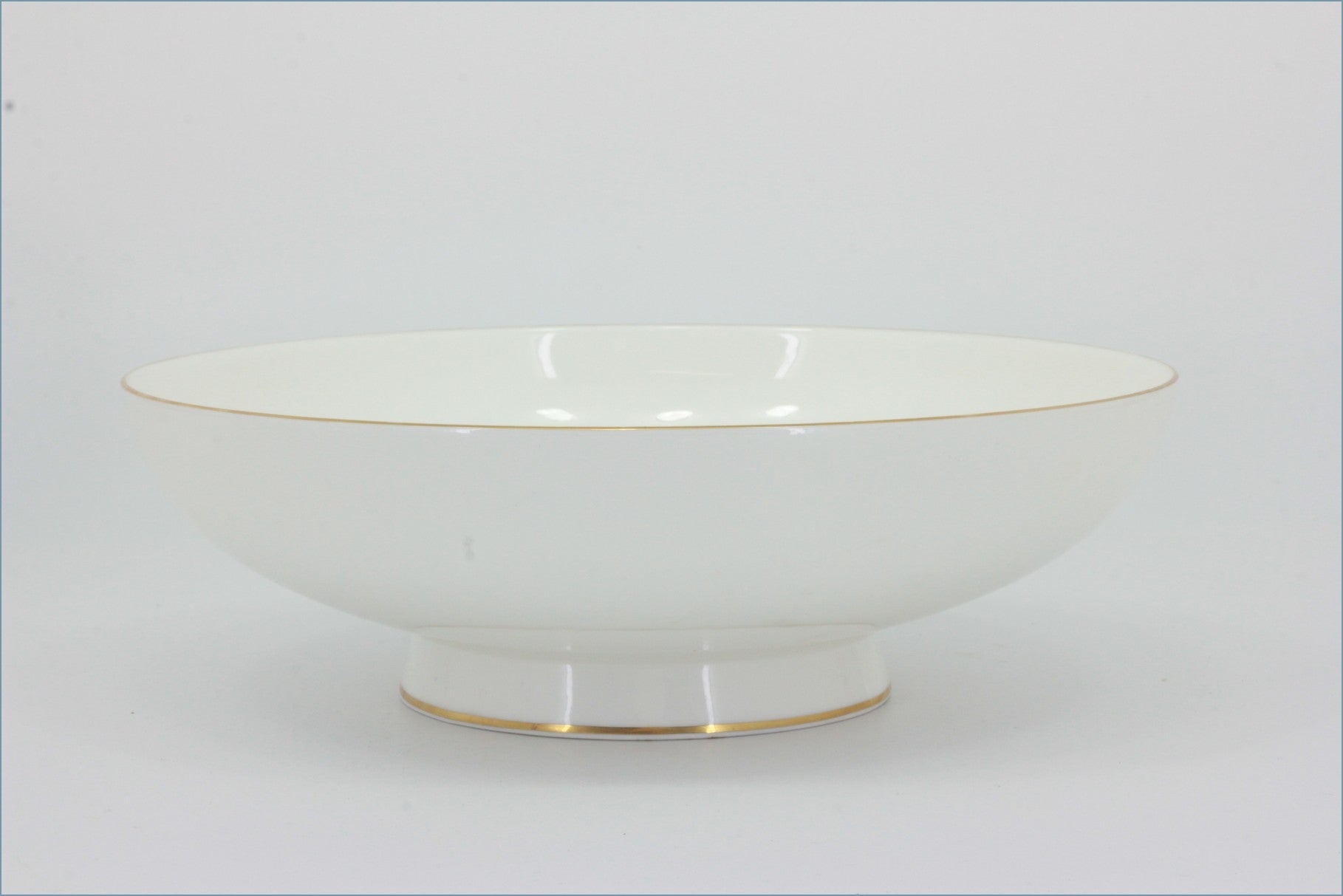 Royal Doulton - Symmetry Gold - 8 7/8" Footed Serving Bowl