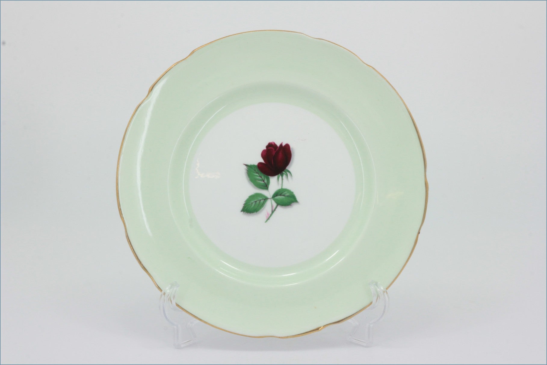 Royal Standard - Floral Harlequin - 6 1/4" Side Plate (Green)