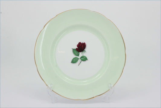 Royal Standard - Floral Harlequin - 6 1/4" Side Plate (Green)