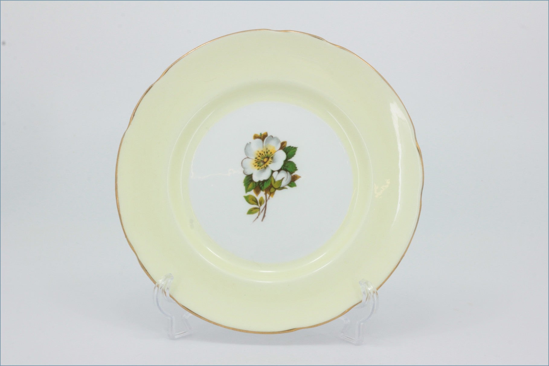 Royal Standard - Floral Harlequin - 6 1/4" Side Plate (Yellow)
