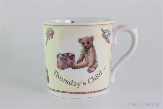 Royal Worcester - Birthday Days - Mug (Thursday)