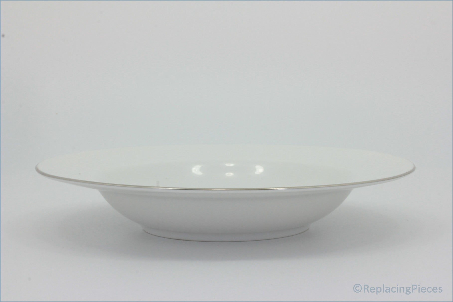 Royal Worcester - Classic Platinum - 9 1/4" Rimmed Bowl