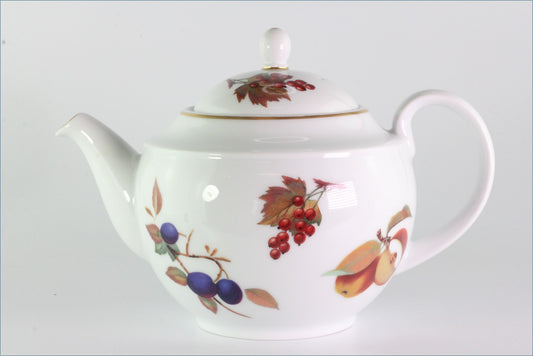 Royal Worcester - Evesham Gold - 2 Pint Teapot (Malvern)
