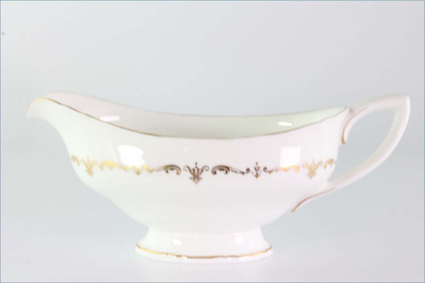 Royal Worcester - Gold Chantilly - Gravy Boat