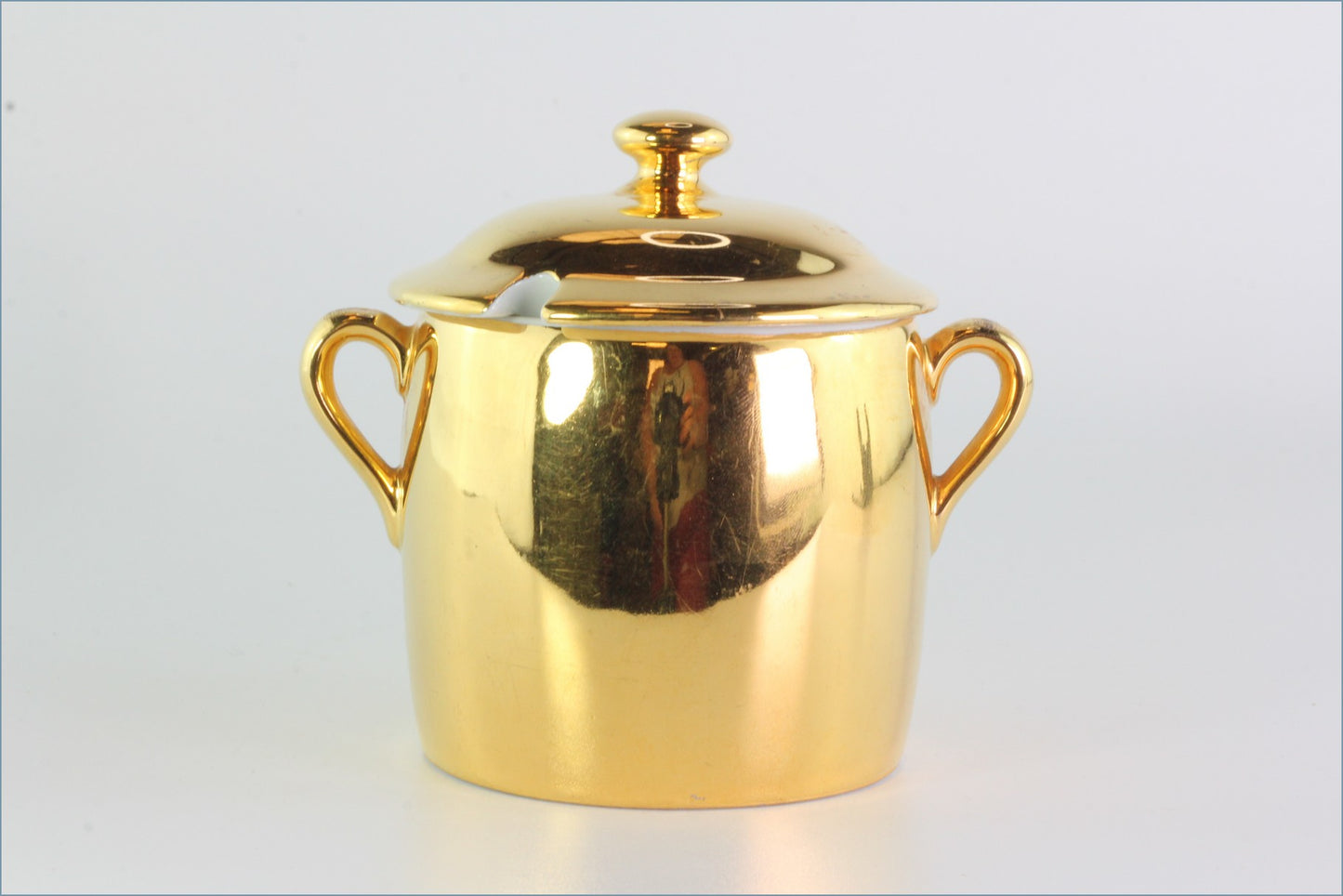 Royal Worcester - Gold Lustre - Jam Pot (Size 6 Shape 29)