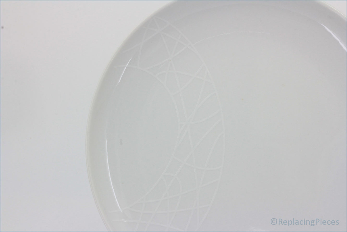 Royal Worcester - Jamie Oliver - White Embossed - 9 1/8" Luncheon Plate (Munchies)