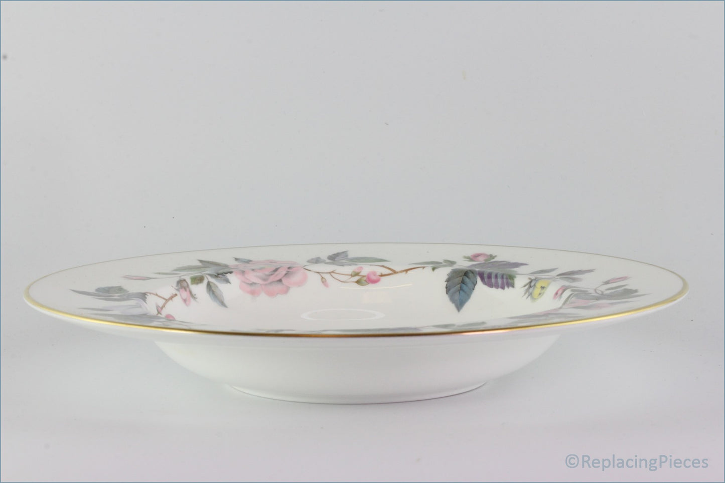 Royal Worcester - June Garland - 9 1/4" Rimmed Bowl