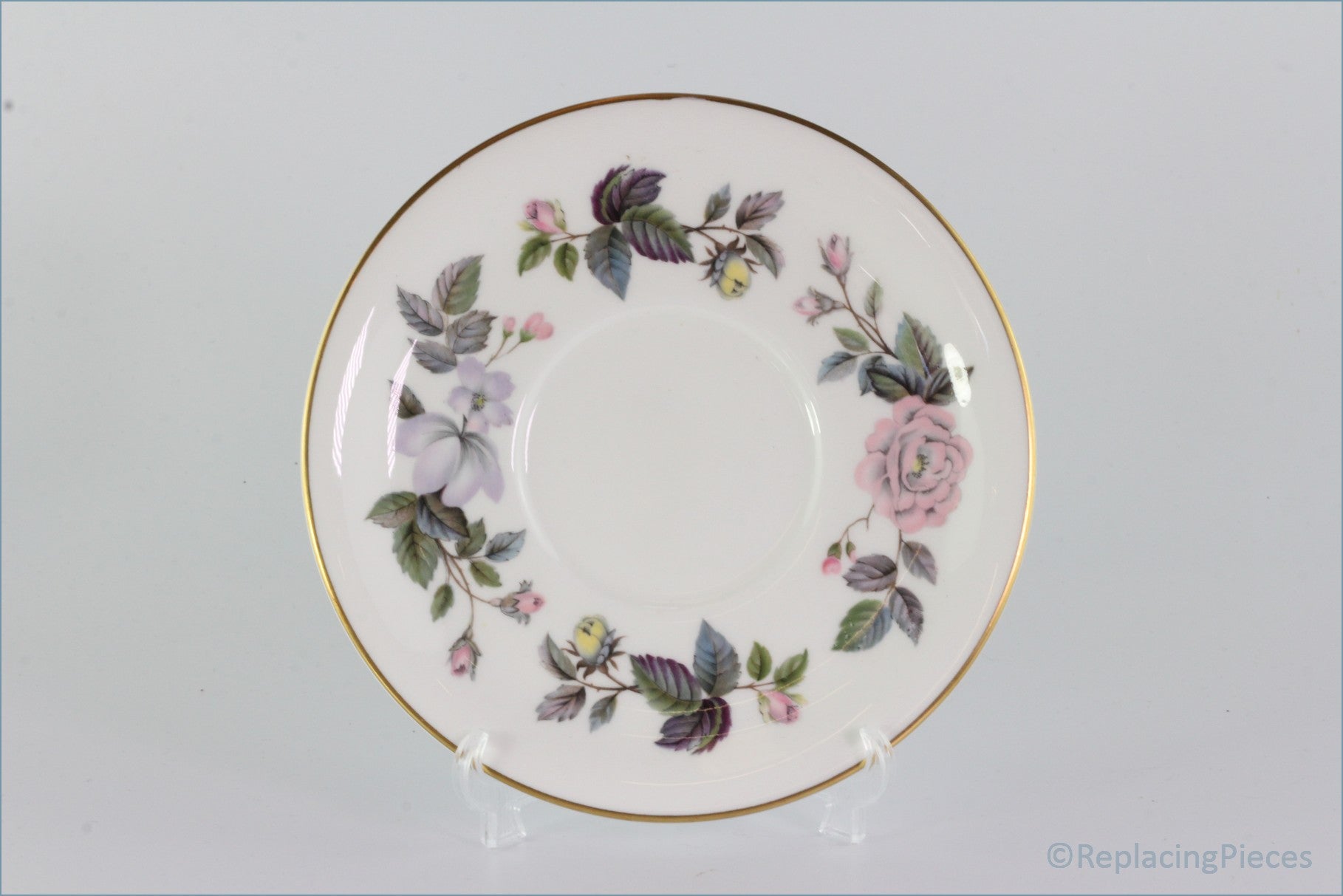 Royal Worcester - June Garland - Soup Cup Saucer