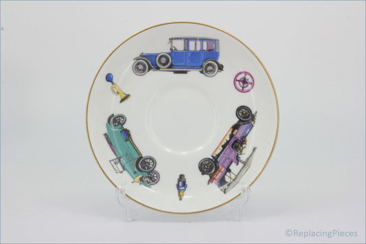 Royal Worcester - VIP - Breakfast Saucer (Motor Cars)
