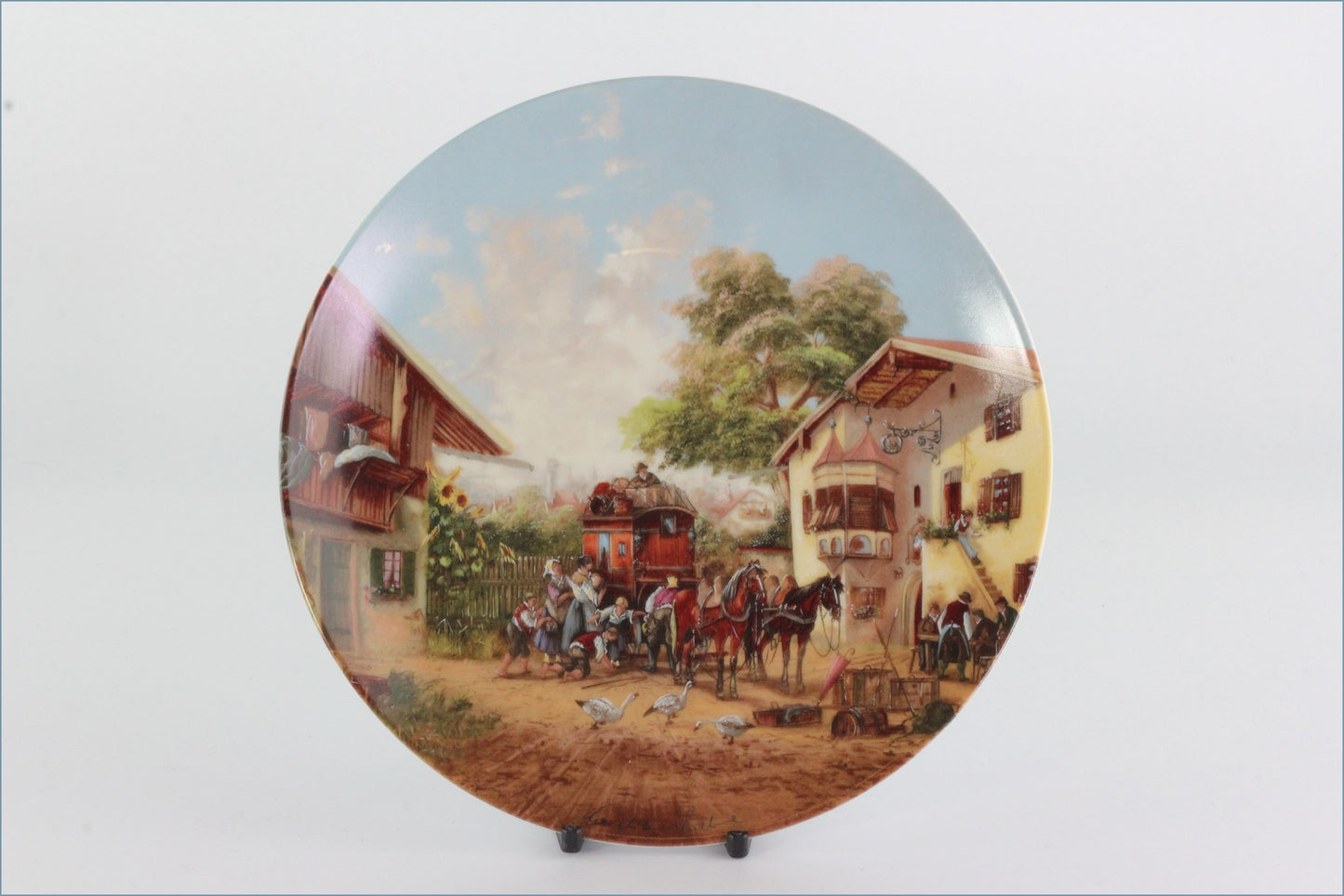 Seltmann Weiden - Idyllic Village Life - Arrival Of The Stagecoach (no.2)