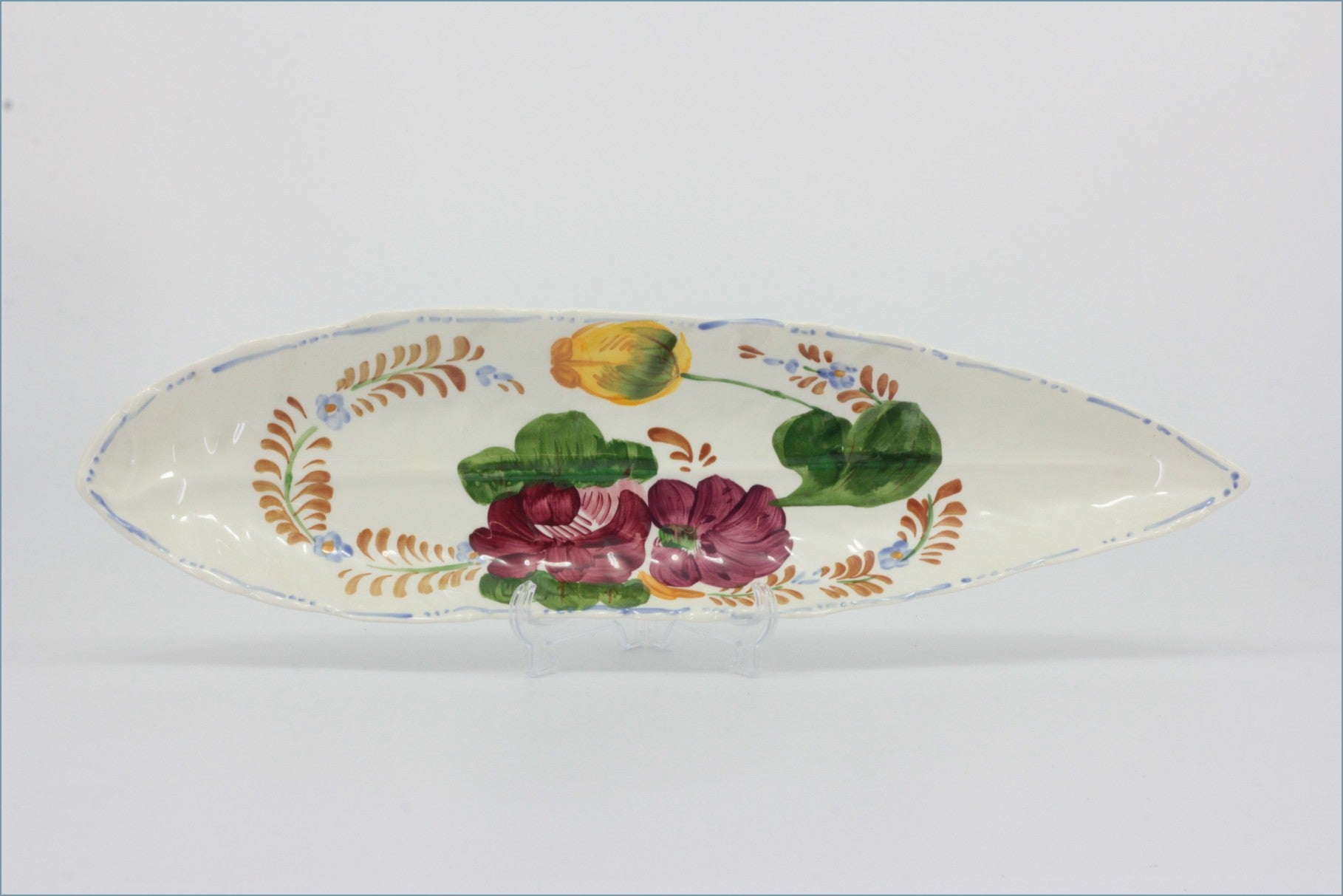 Simpsons - Belle Fiore - 16 1/2" Leaf Dish 