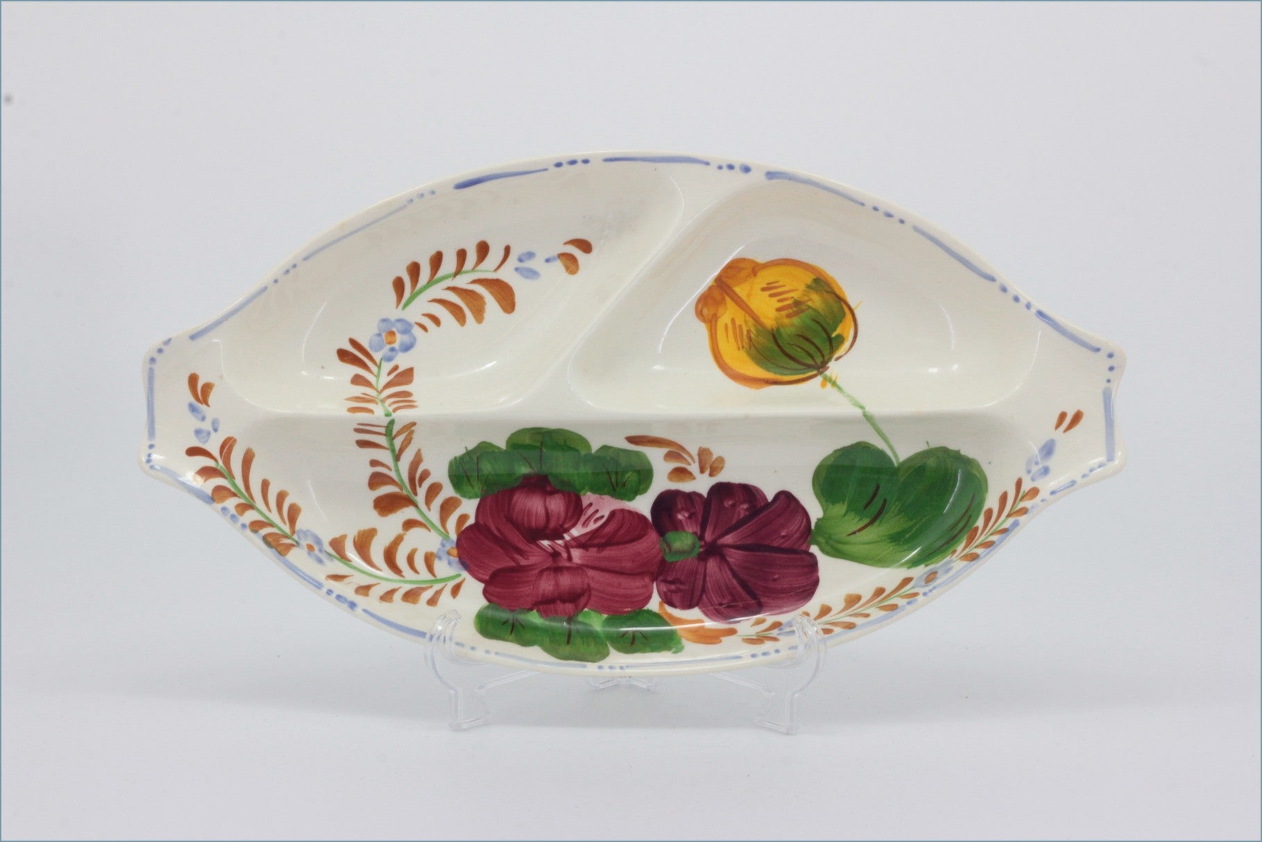 Simpsons - Belle Fiore - 3 Section Oval Platter 