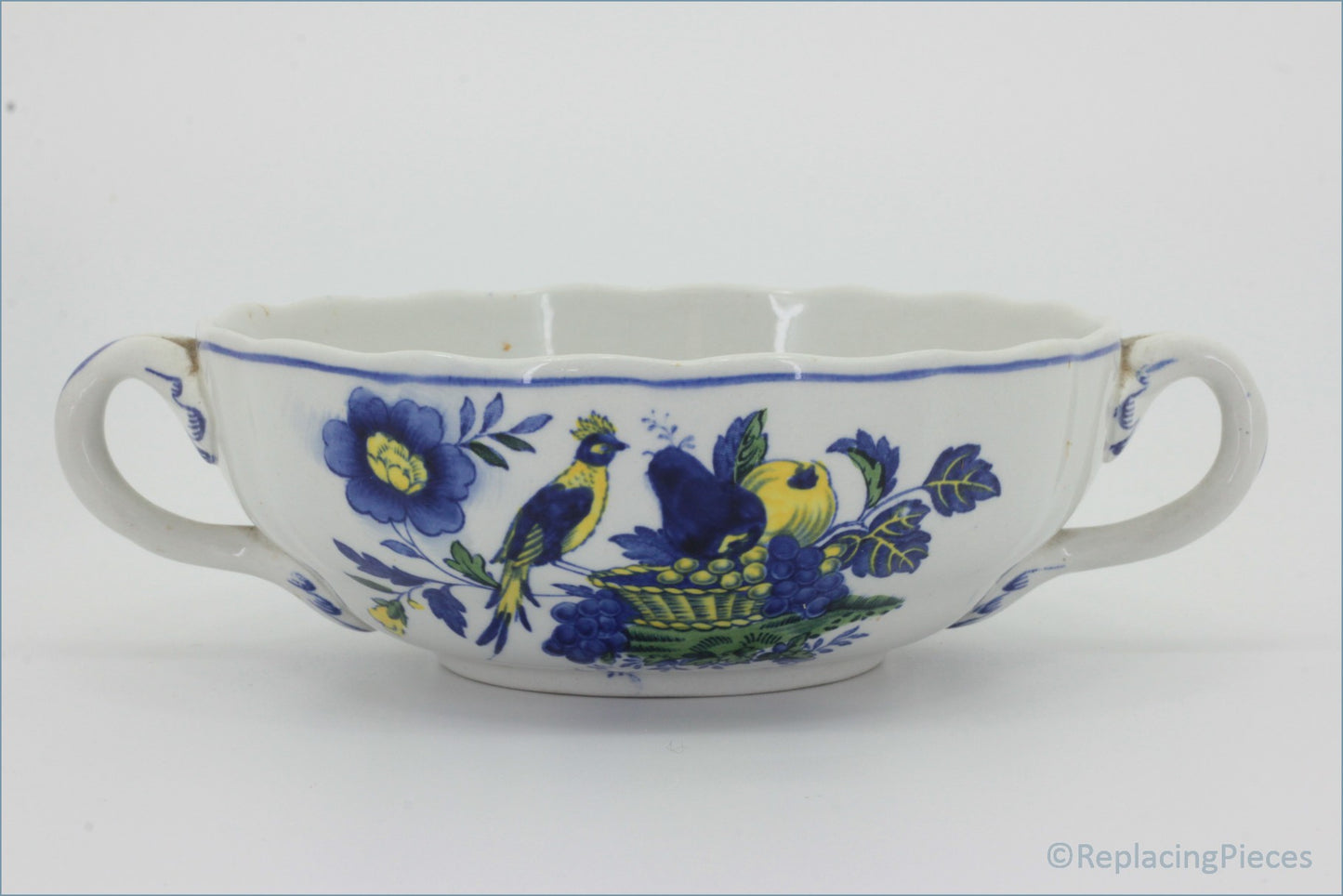 Spode - Blue Bird (S3274) - Soup Cup