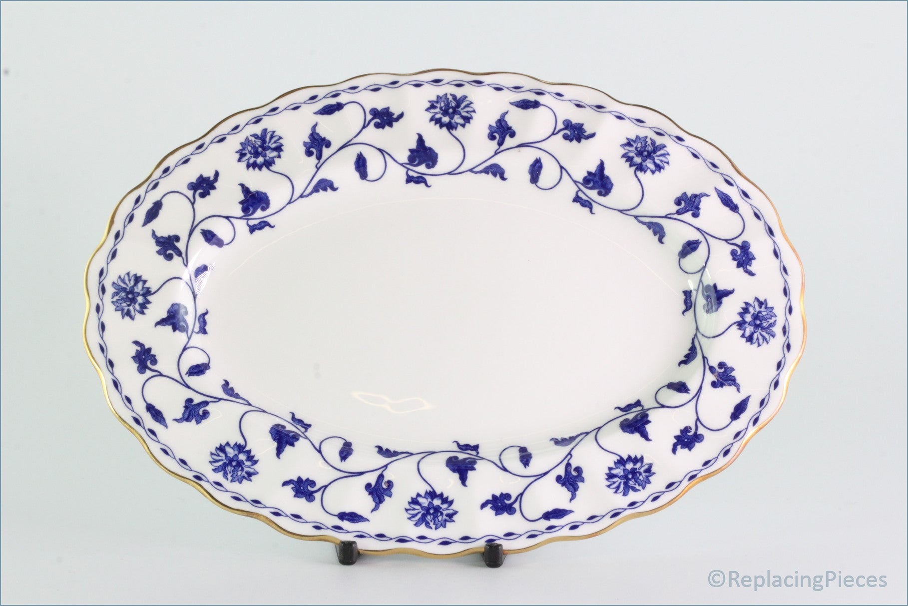 Spode - Blue Colonel - Gravy Boat Stand