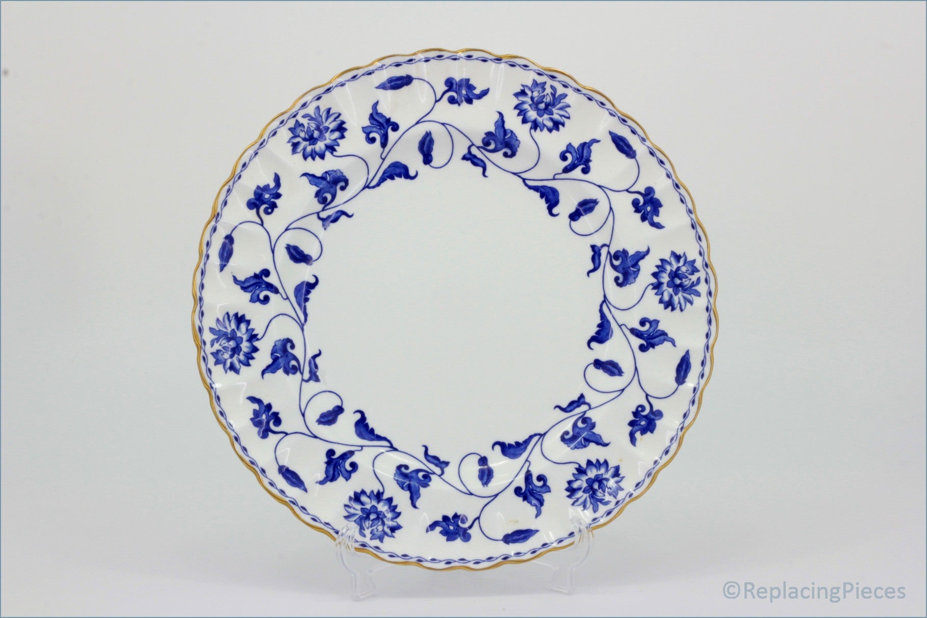 Spode - Blue Colonel - 9" Luncheon Plate