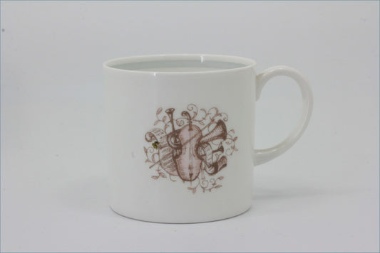 Susie Cooper - Musical Instruments - Coffee Cup (Light Blue)