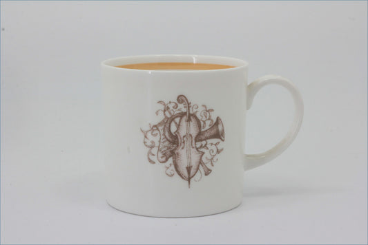 Susie Cooper - Musical Instruments - Coffee Cup (Orange)