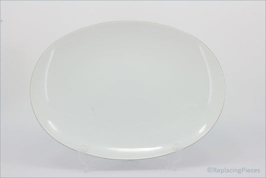 Thomas - Medaillon (White) - 15 1/8" Oval Platter 