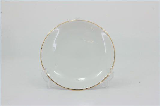 Thomas - White With Thin Gold Band - Coaster