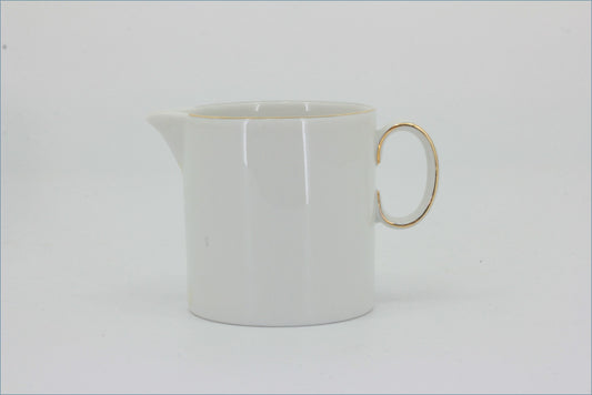 Thomas - White With Thin Gold Band - Cream Jug