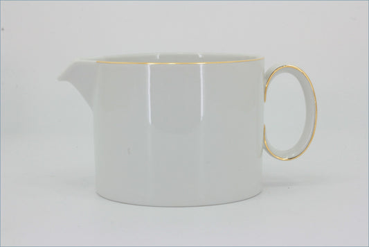 Thomas - White With Thin Gold Band - Gravy Jug