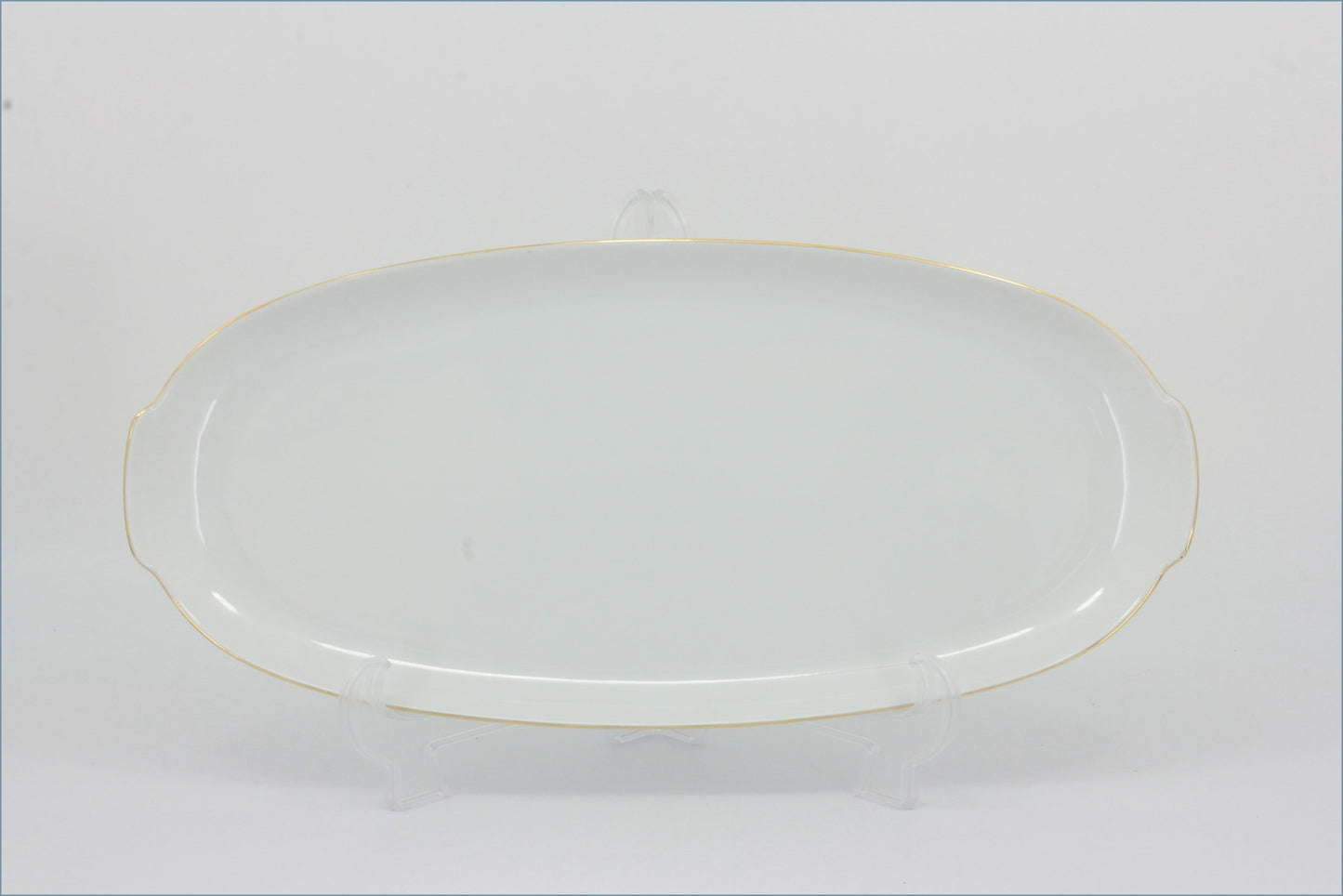 Thomas - White With Thin Gold Band - Sandwich Tray