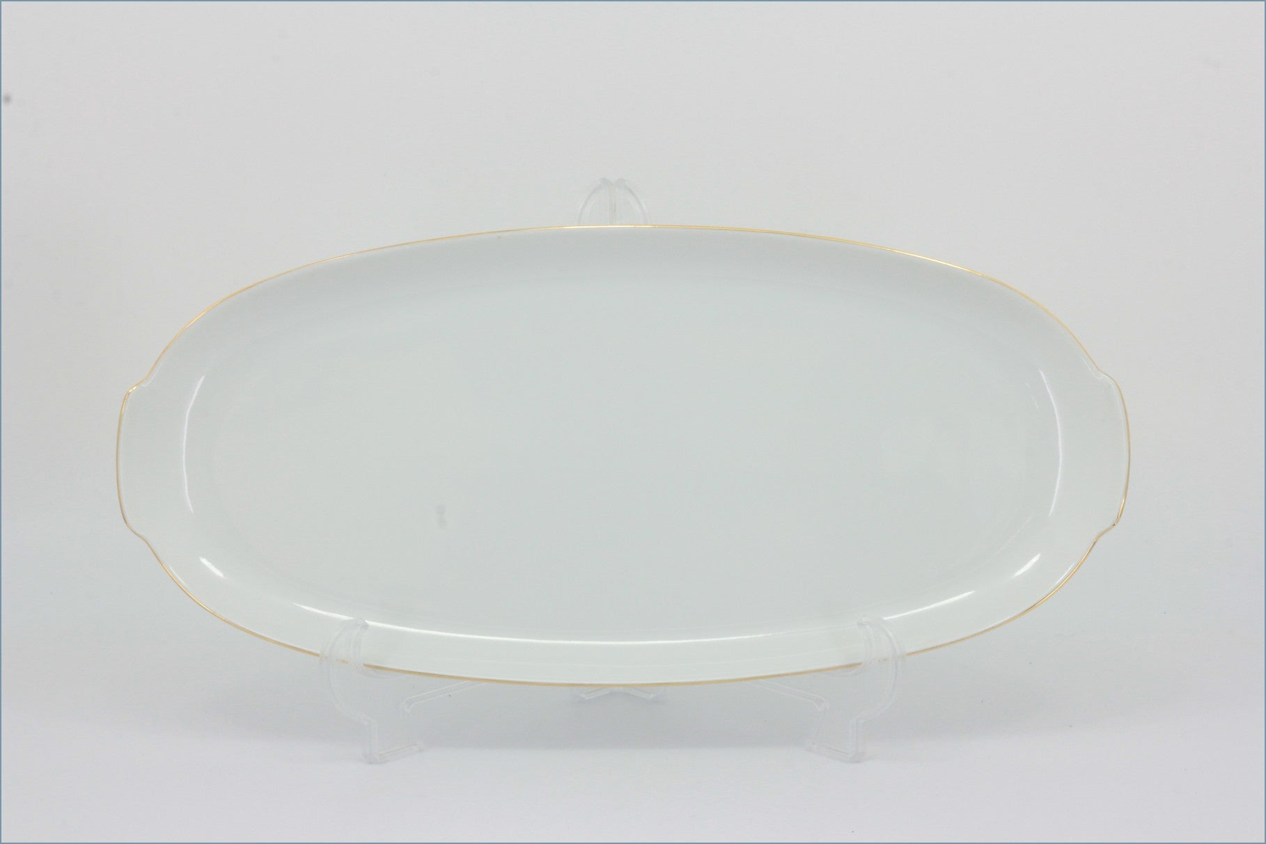 Thomas - White With Thin Gold Band - Sandwich Tray