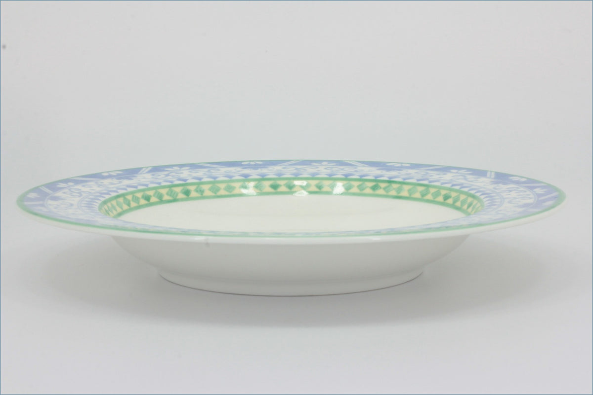 Villeroy & Boch - Perugia Azur - 9 1/8" Rimmed Bowl