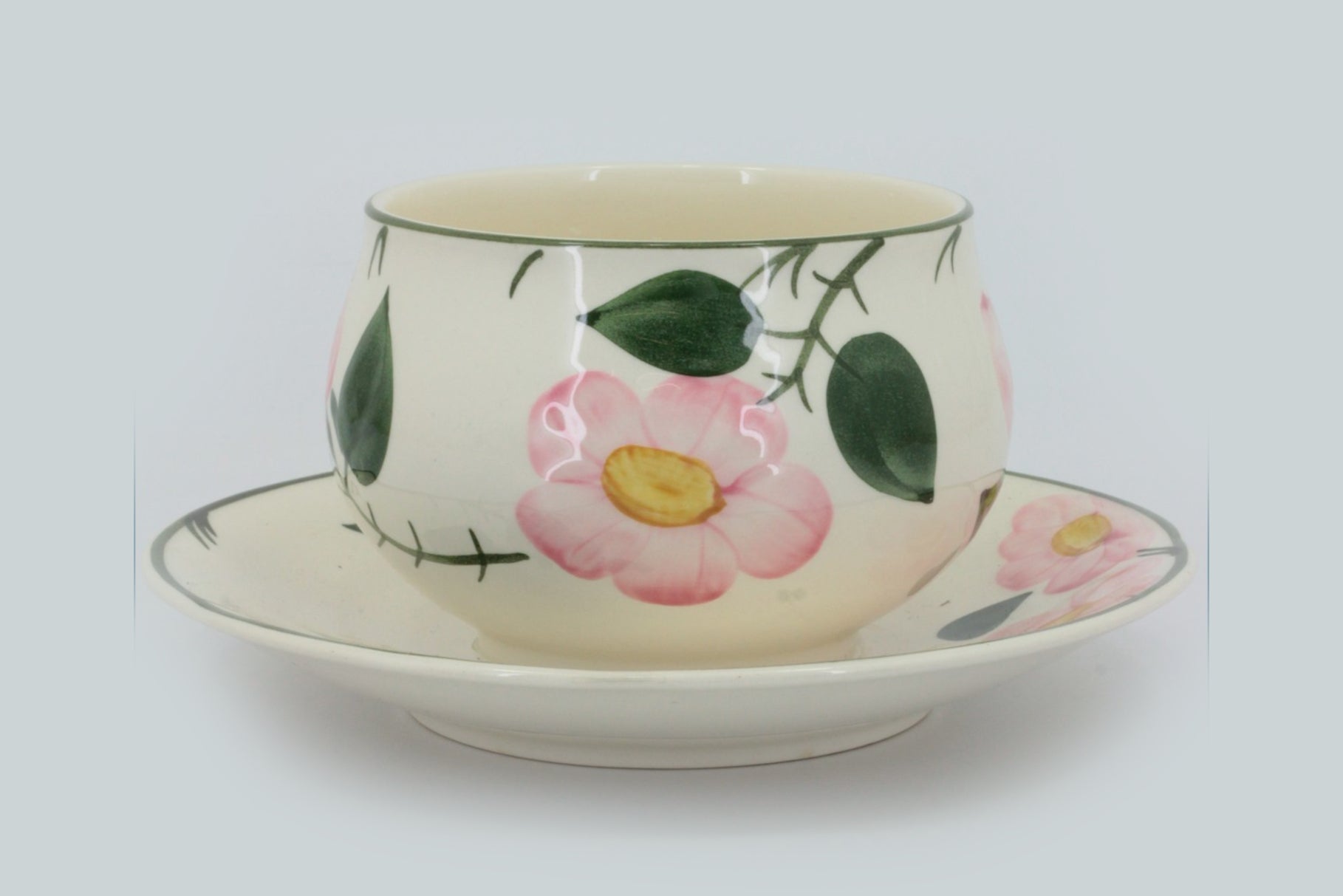 Villeroy & Boch - Wild Rose - Gravy Boat And Fixed Stand