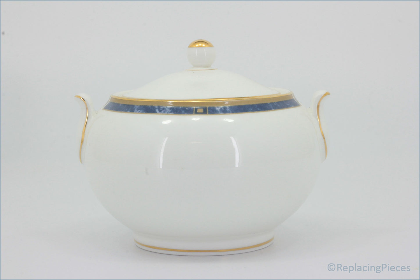 Wedgwood - Cantata - Lidded Sugar Bowl (Squat)