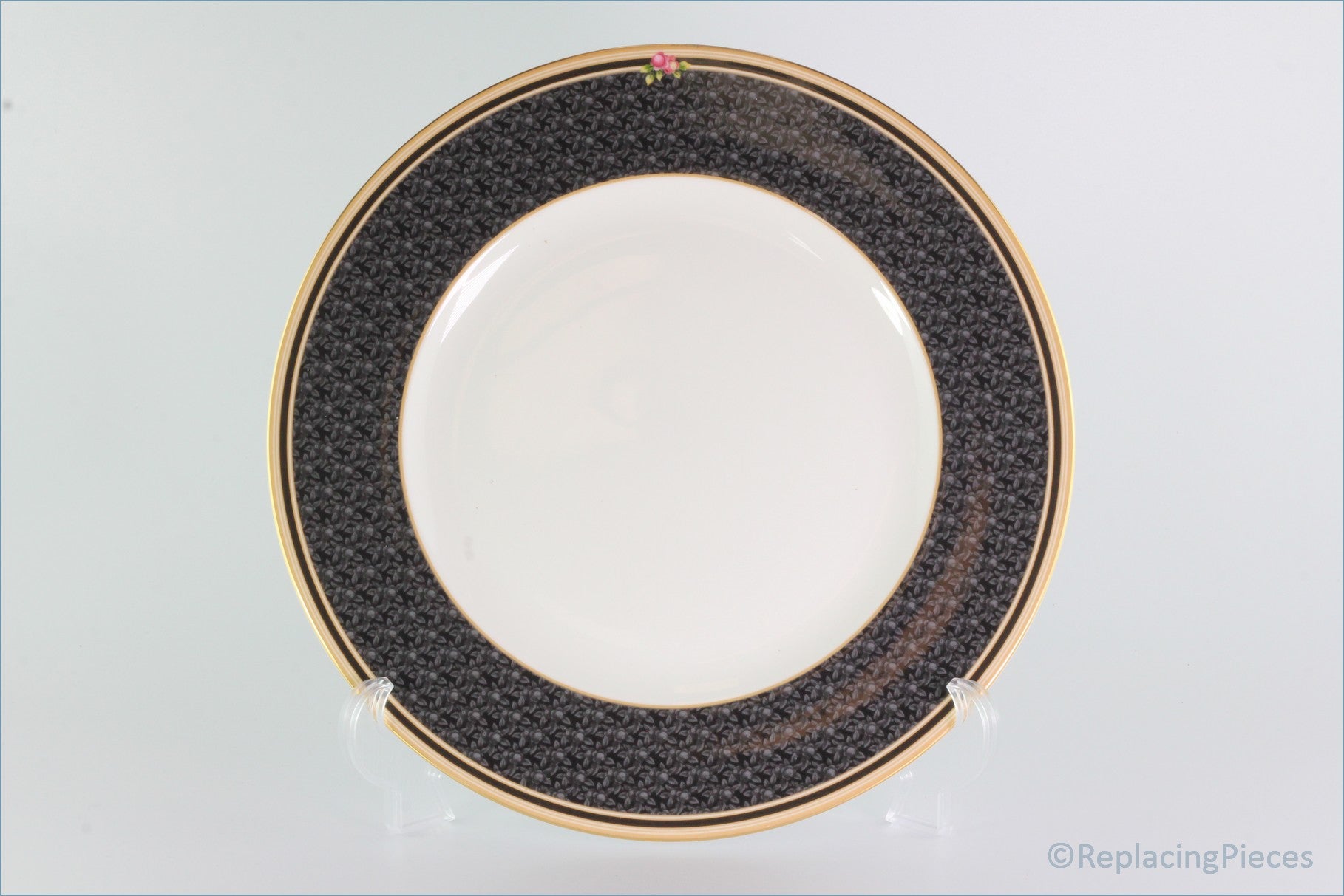 Wedgwood - Clio - Dinner Plate (Black Damask)