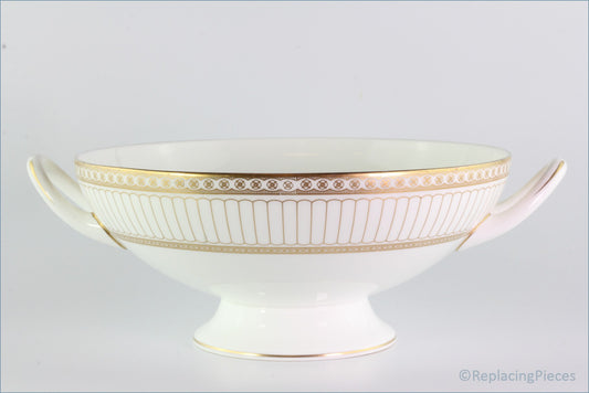 Wedgwood - Colonnade Gold (W4339) - Lidded Vegetable Dish (Base ONLY)