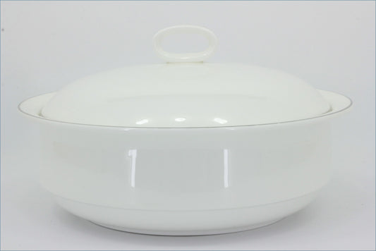 Wedgwood - Formal Platinum - Lidded Vegetable Dish
