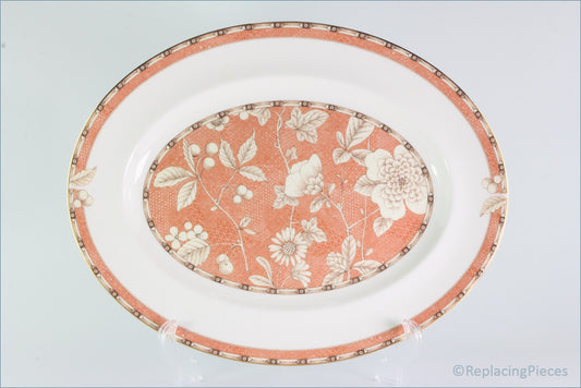 Wedgwood - Frances (Peach) - 14 1/4" Oval Platter