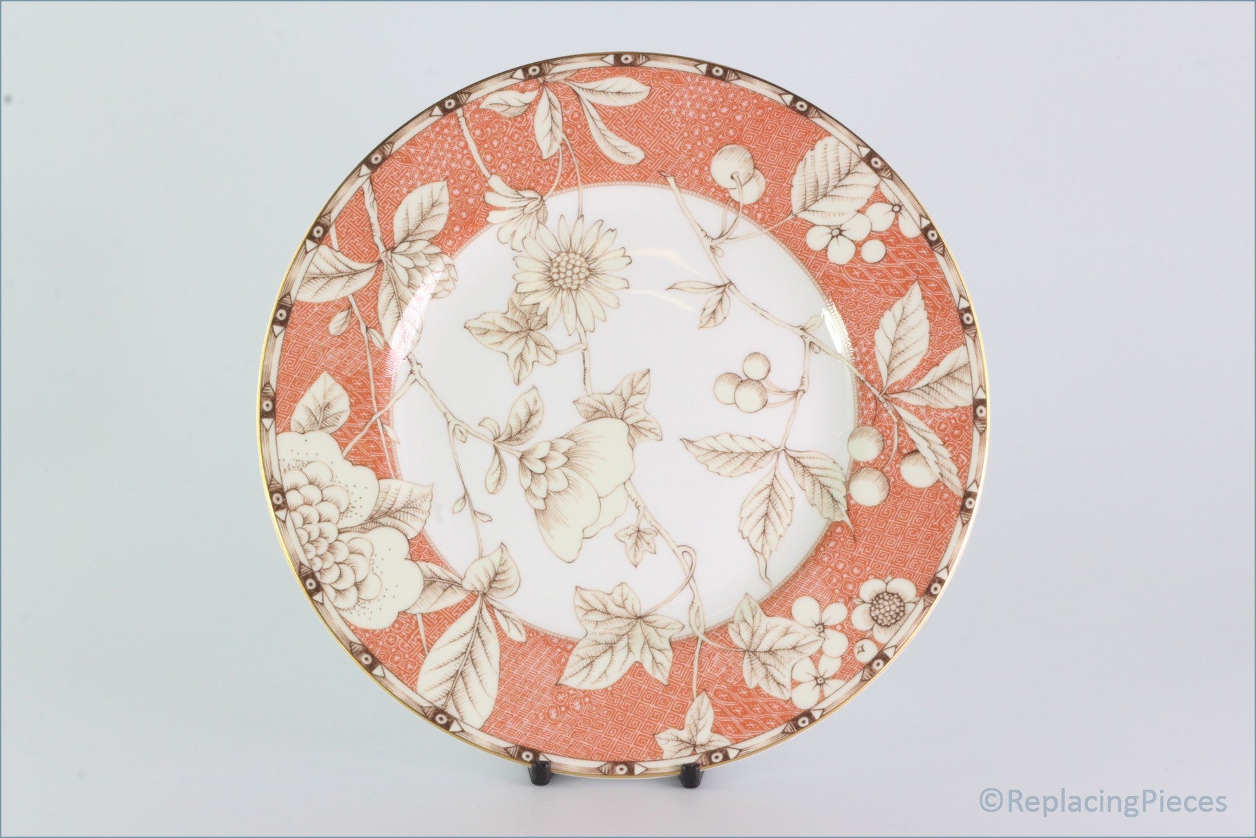 Wedgwood - Frances (Peach) - 8 1/8" Accent Salad Plate