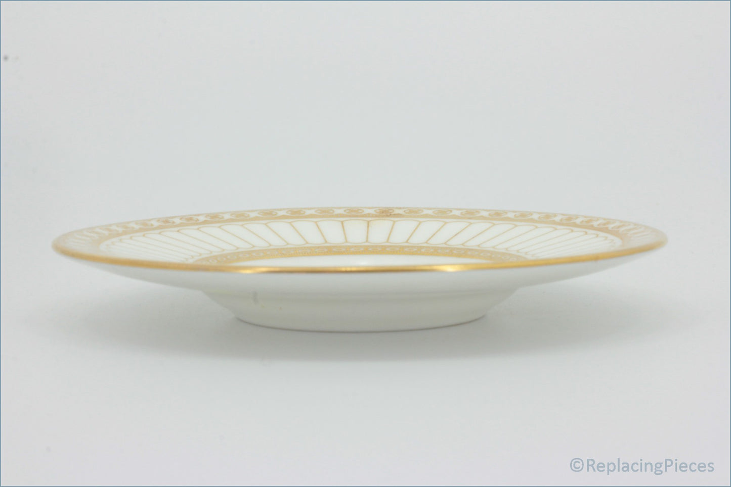 Wedgwood - Colonnade Gold (W4339) - Coffee Saucer (Flat Rim)