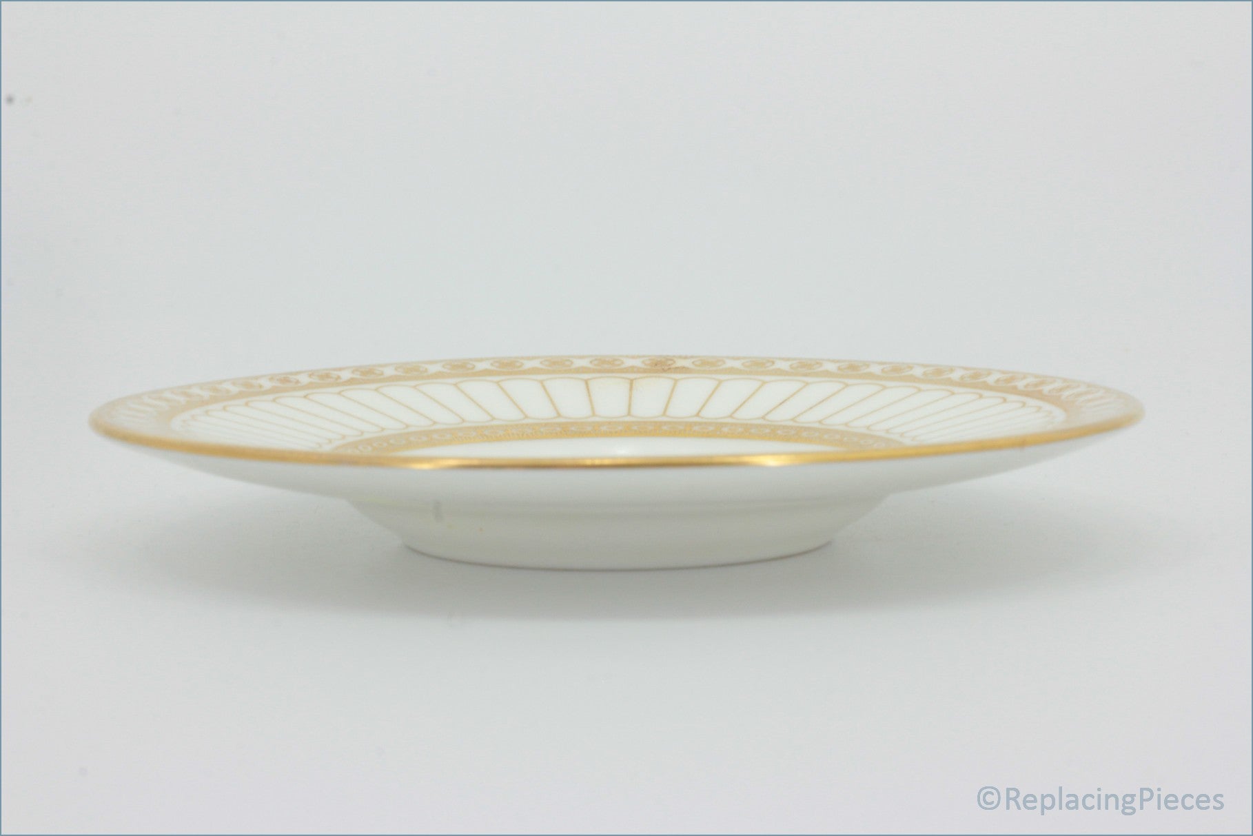 Wedgwood - Colonnade Gold (W4339) - Coffee Saucer (Flat Rim)