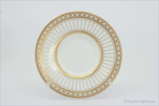 Wedgwood - Colonnade Gold (W4339) - Coffee Saucer (Flat Rim)