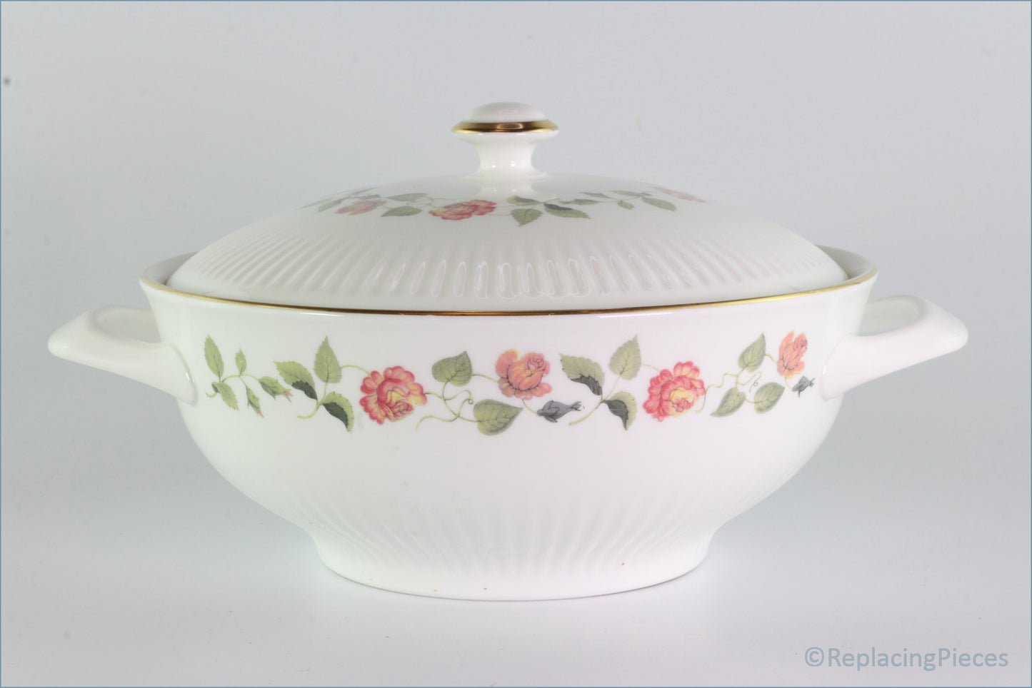 Wedgwood - India Rose - Lidded Vegetable Dish