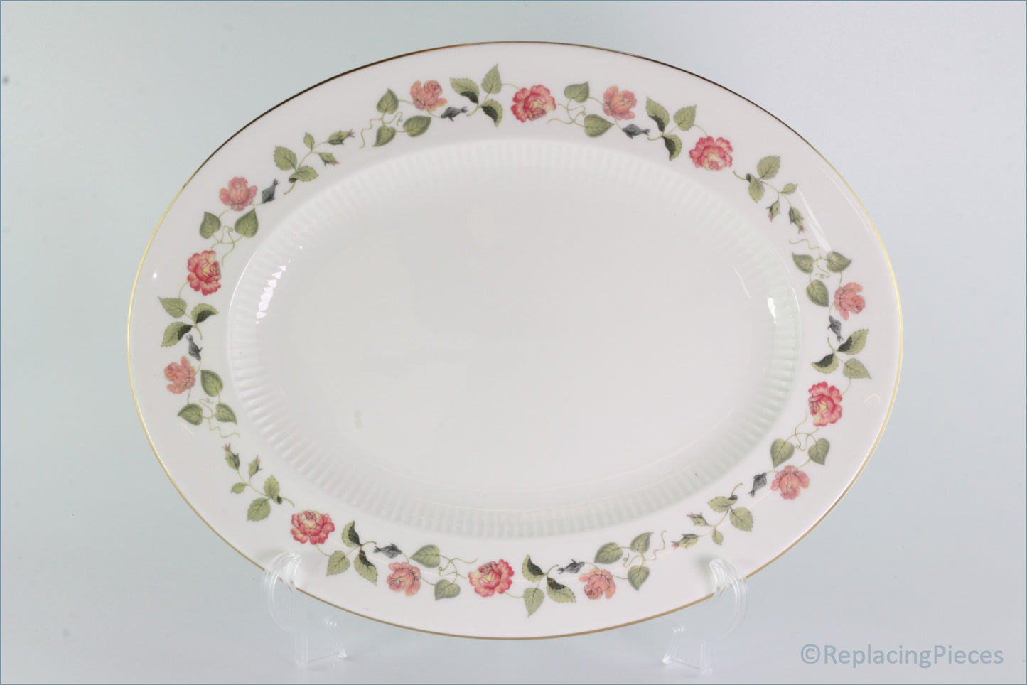 Wedgwood - India Rose - 13 3/4" Oval Platter