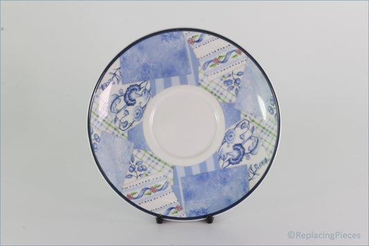 Wedgwood - Indigo - Breakfast Cup Saucer