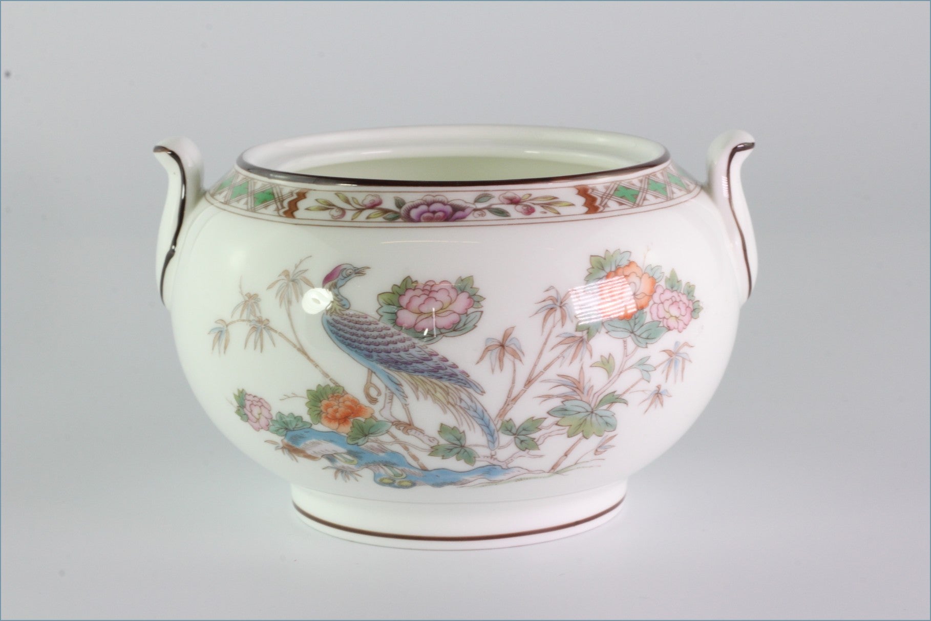 Wedgwood - Kutani Crane - Lidded Sugar Bowl (Squat) Base ONLY