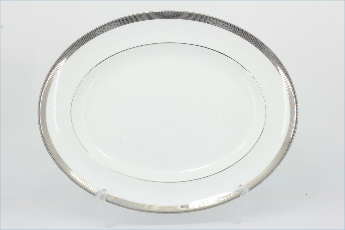 Wedgwood - Marcasite - 14 1/8" Oval Platter