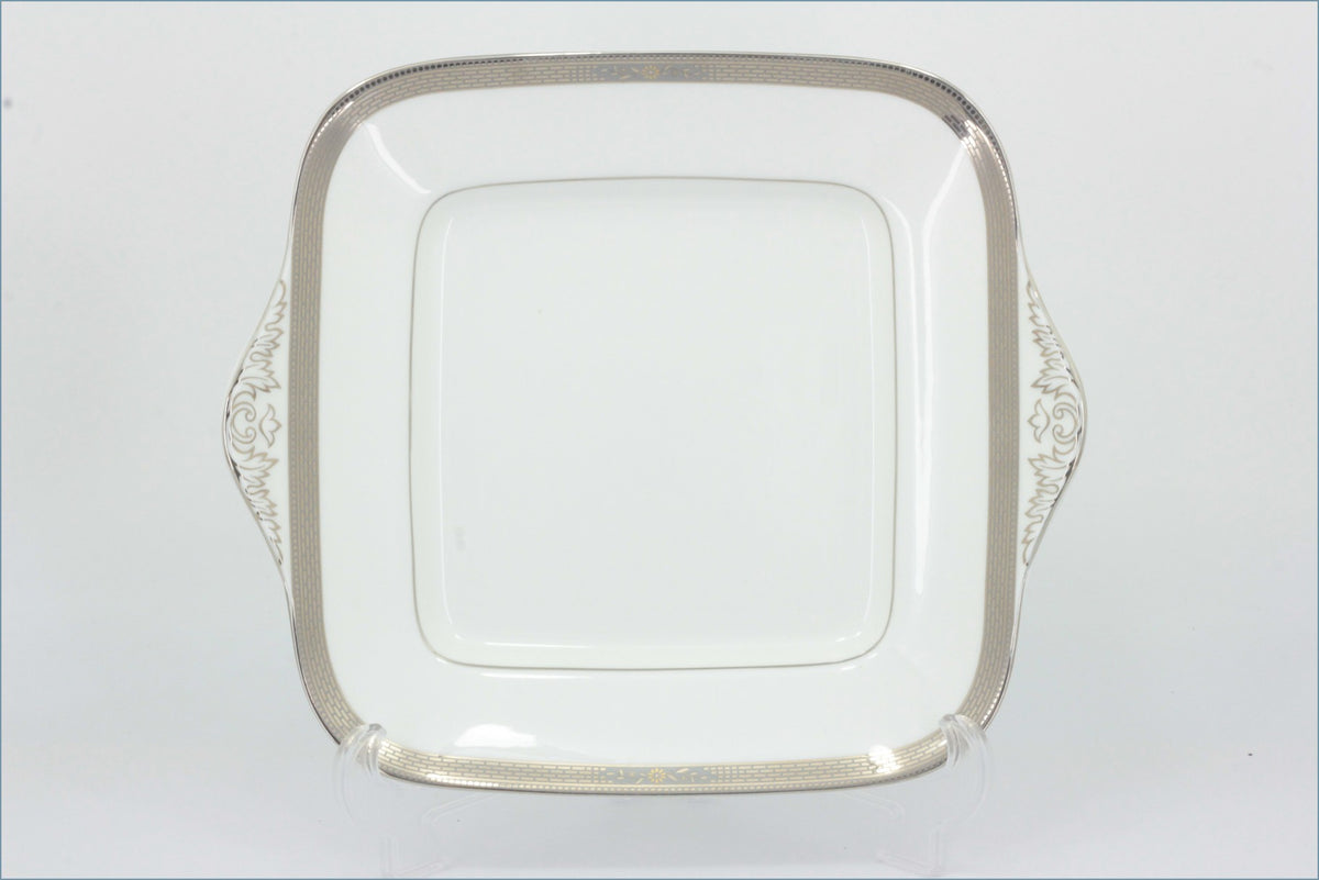 Wedgwood - Marcasite - Square Bread & Butter Serving Plate