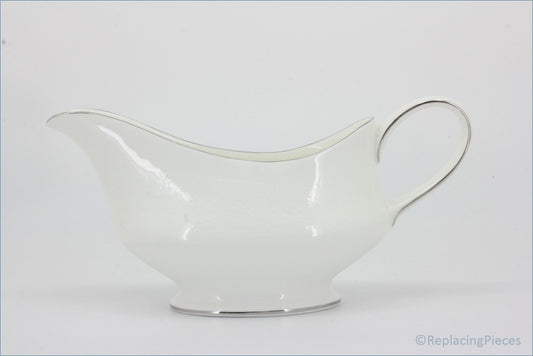 Wedgwood - Silver Ermine - Gravy Boat