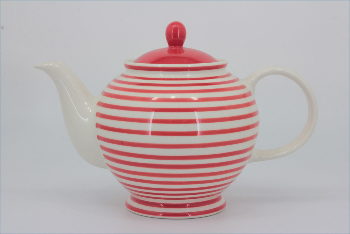 RPW270 - Whittards - Teapot - Red & White Stripes