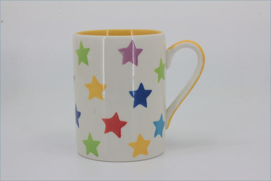 RPW288 - Whittards - Mug (Multi Coloured Stars - Yellow Interior) 