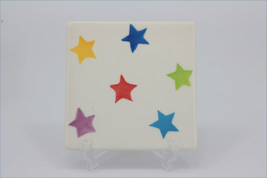 RPW289 - Whittards - Coaster (Multi Coloured Stars)